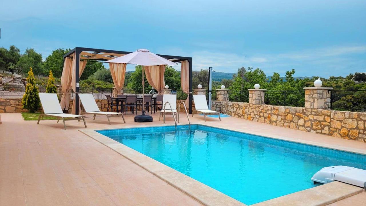 Natural View Villa With Private Pool Скулуфия Экстерьер фото